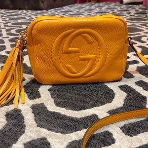 Gucci pebbled calfskin soho disco bag